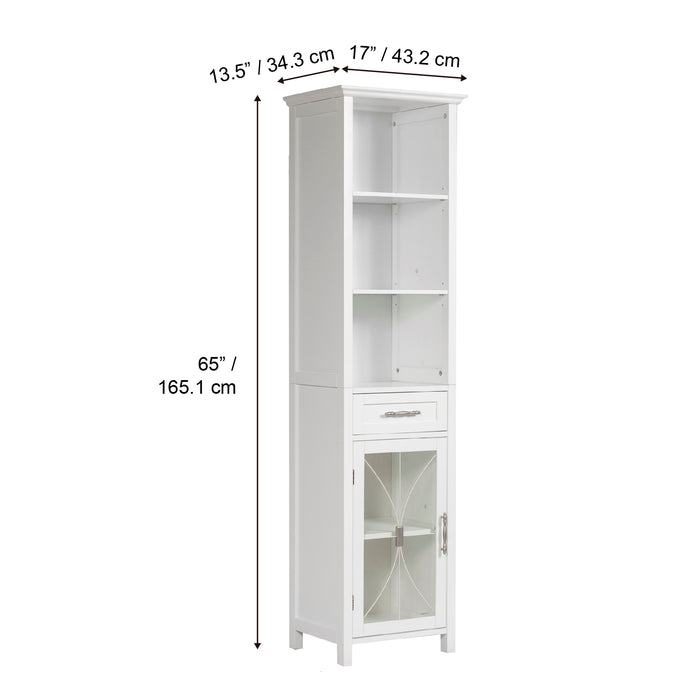 Wooden Cabinet Multi Functional White