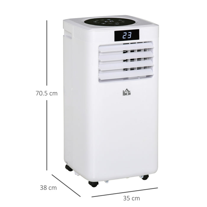 10000 BTU Air Conditioner Portable AC Unit for Cooling Dehumidifying Ventilating with Remote Controller, LED Display, Timer, for Bedroom, White