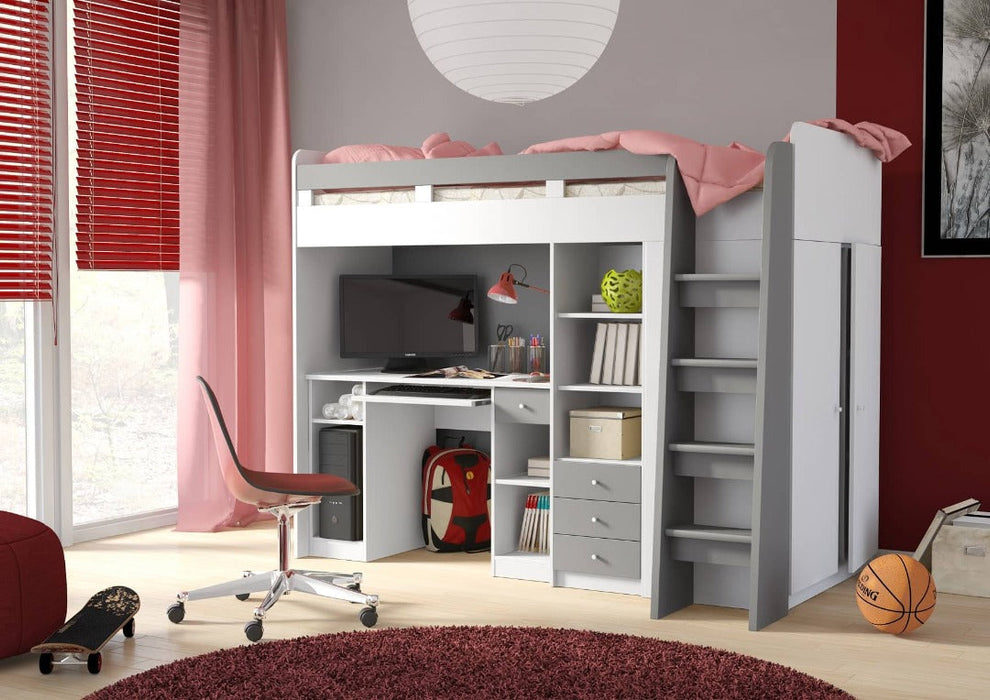 Cabin Bed Unit With Wardrobe