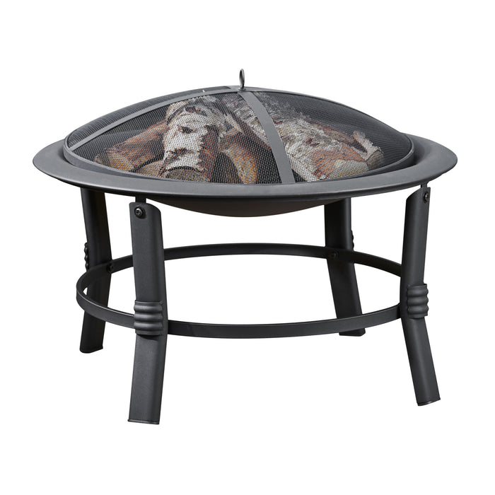 26" Round Wood Burning Fire Pit
