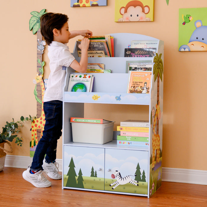 Sunny Safari 3-tier Kids Large Display Bookshelf