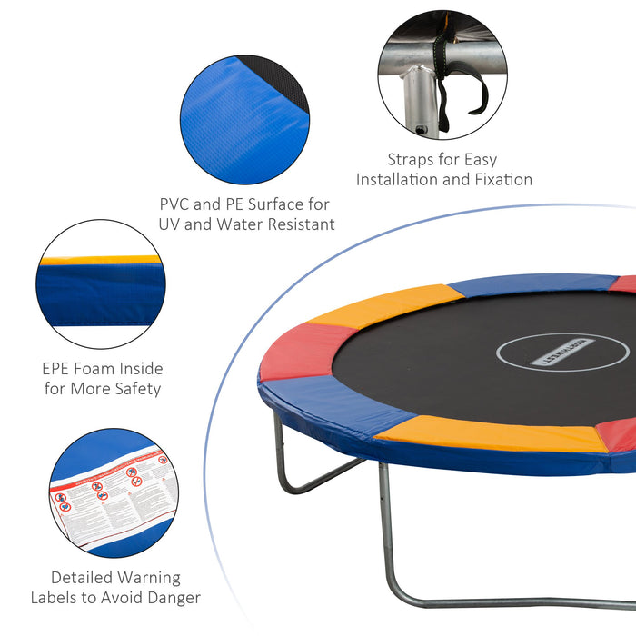 10ft Trampoline Safety Pad-Multicolour