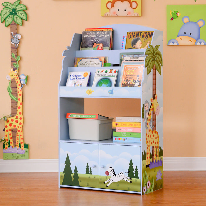 Sunny Safari 3-tier Kids Large Display Bookshelf