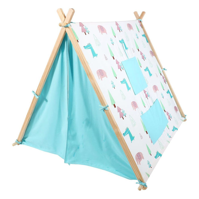 SOKA Camping Countryside Teepee Tent Foldable Play Tent Tipi Canvas for Kids.