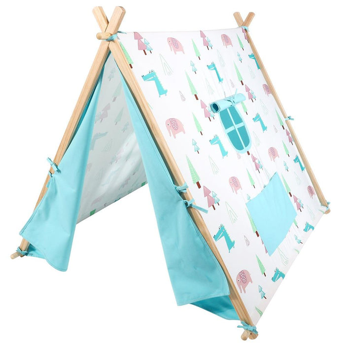 SOKA Camping Countryside Teepee Tent Foldable Play Tent Tipi Canvas for Kids.