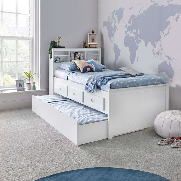 Veera Single Bed, White