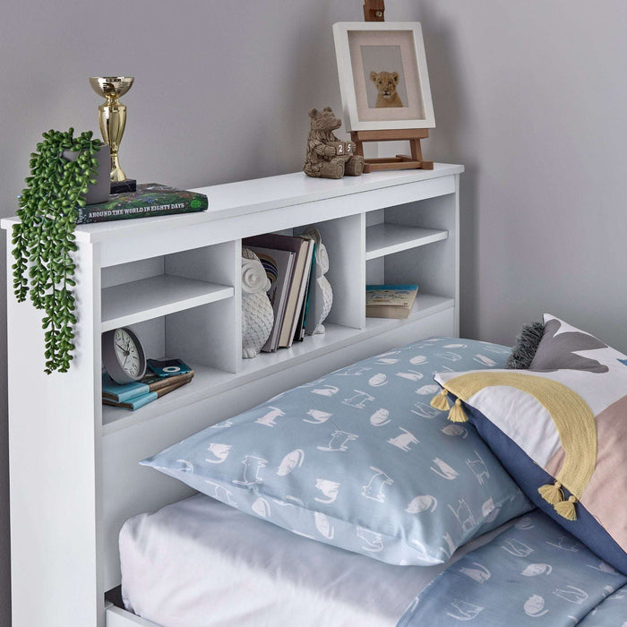 Veera Single Bed, White