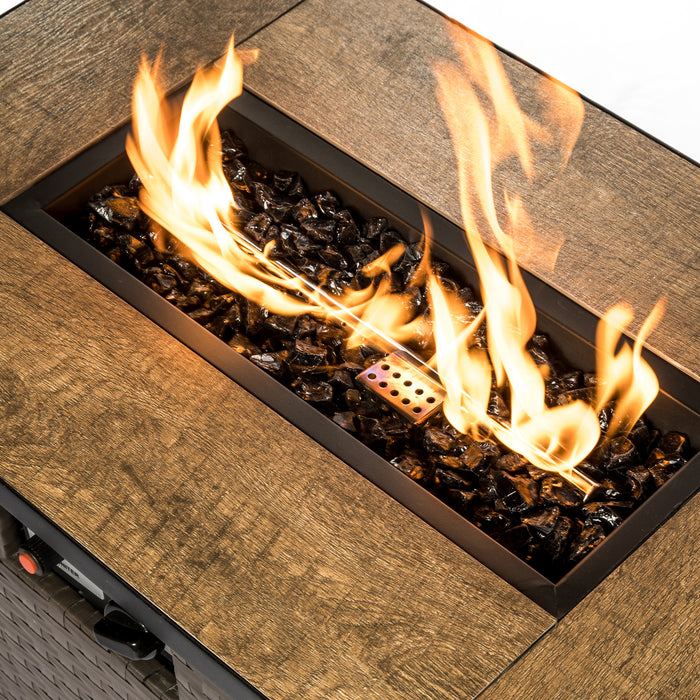 1/2 Inch Reflective Fire Glass for Fire Pits, Black